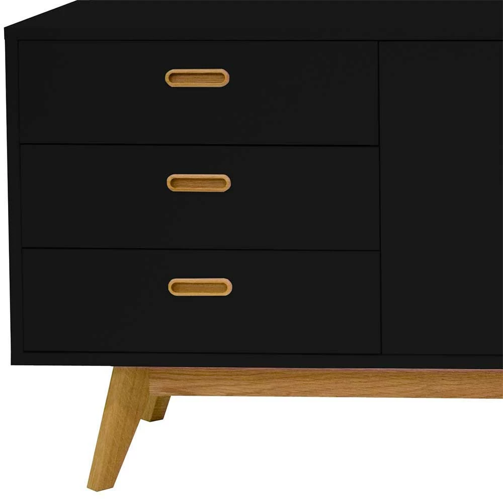 Billig 🌟 Esszimmer Sideboard Cofresi In Schwarz Eiche 🧨 2 Billig 🌟 Esszimmer Sideboard Cofresi In Schwarz Eiche 🧨 – Bild 2