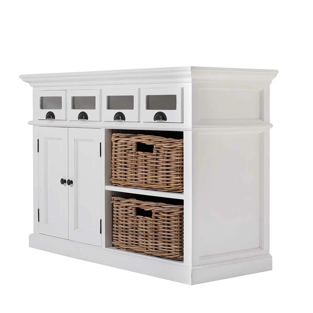 Am billigsten 🛒 Funktionelles Sideboard Landhaus Venzeno In Weiß 🛒 1 Am billigsten 🛒 Funktionelles Sideboard Landhaus Venzeno In Weiß 🛒