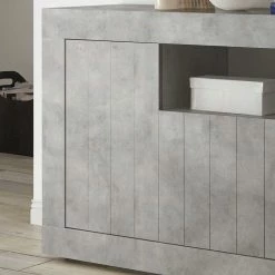 Beste Bewertungen von 🔔 Geradlinige Kommode In Beton Nachbildung - Korlin 🥰 -Reanna Shop geradlinige kommode in beton nachbildung mit sockelgestell korlin 03