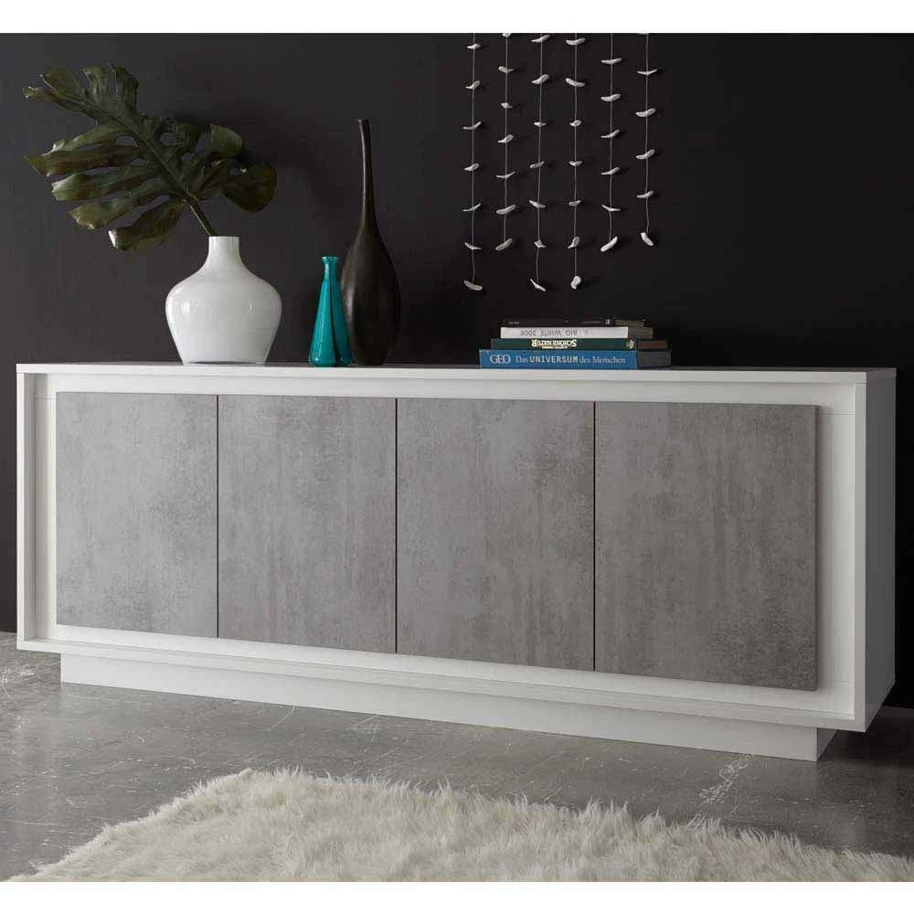 Großhandel 😍 Geradliniges Sideboard In Beton Optik - Crusoe ✔️ 2 Großhandel 😍 Geradliniges Sideboard In Beton Optik - Crusoe ✔️ – Bild 2