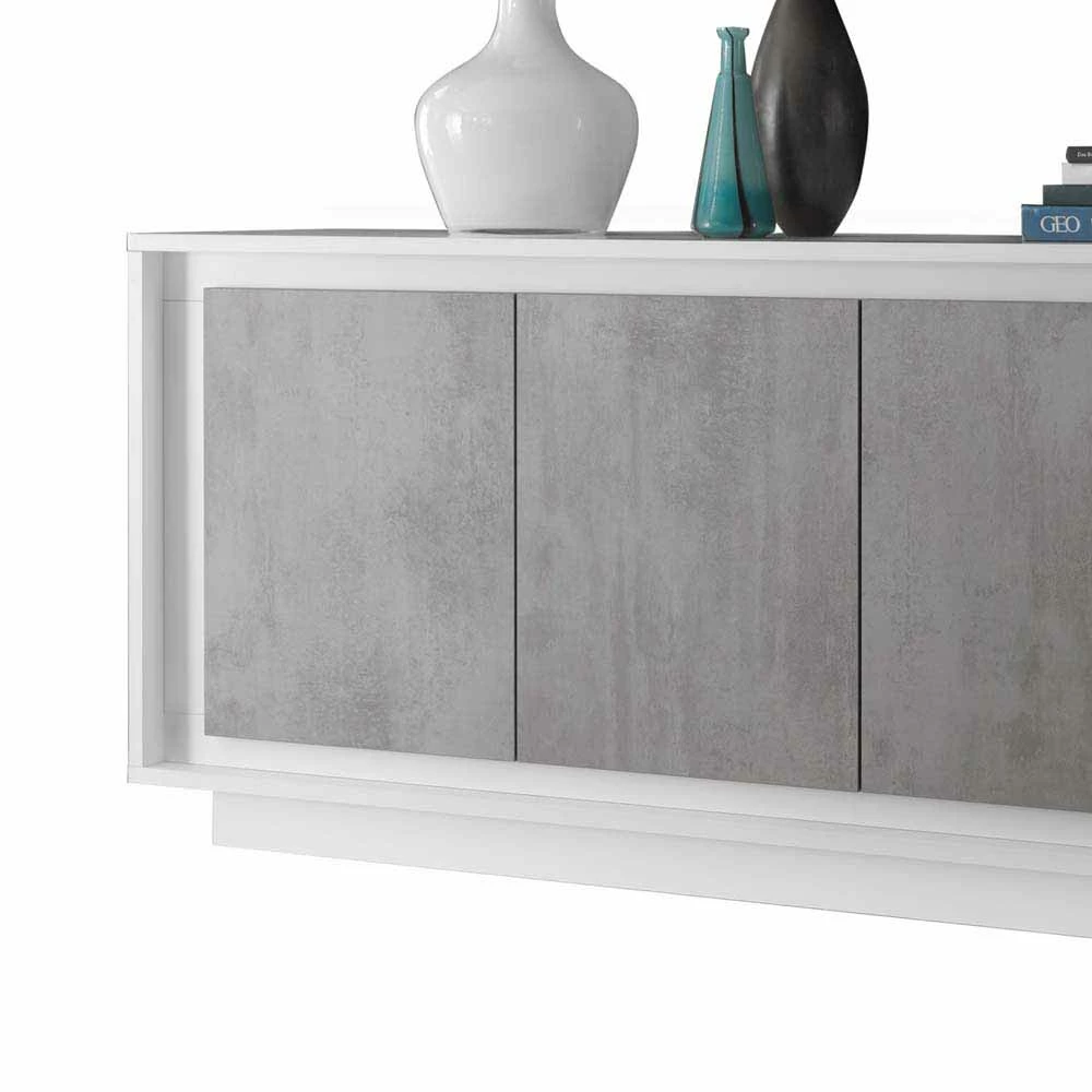 Großhandel 😍 Geradliniges Sideboard In Beton Optik - Crusoe ✔️ 4 Großhandel 😍 Geradliniges Sideboard In Beton Optik - Crusoe ✔️ – Bild 4
