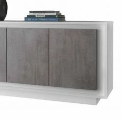 Großhandel 😍 Geradliniges Sideboard In Beton Optik - Crusoe ✔️ 9 Großhandel 😍 Geradliniges Sideboard In Beton Optik - Crusoe ✔️ -Reanna Shop geradliniges sideboard in beton optik und weiss mit vier tueren crusoe 04