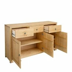 Neu ❤️ Große Holz Kommode In Kiefer Natur - Vinidad 😉 8 Neu ❤️ Große Holz Kommode In Kiefer Natur - Vinidad 😉 -Reanna Shop grosse holz kommode in kiefer natur 3 tuerig 3 schubladen vinidad 02