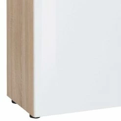 Bestpreis 🤩 Große Kombi-Kommode 181x99x40 Cm - Ildanov ✨ -Reanna Shop grosse kombi kommode 181x99x40 cm in weiss glas sonoma eiche ildanov 02
