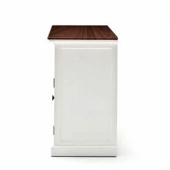 Bestpreis 🔥 Große Landhaus Kommode Venzeno In Weiß 👍 -Reanna Shop grosse landhaus kommode in weiss braun venzeno 05