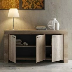 Blitzangebot ✨ Große Türen-Kommode 160x83x43 Cm - Albert 😉 5 Blitzangebot ✨ Große Türen-Kommode 160x83x43 Cm - Albert 😉 -Reanna Shop grosse tueren kommode 160x83x43 cm in holznachbildung wildeiche albert 02