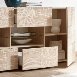 Top 10 😉 Großes Sideboard In Eiche Sonoma Dekor - Bielvas I 👍 9 Top 10 😉 Großes Sideboard In Eiche Sonoma Dekor - Bielvas I 👍 -Reanna Shop grosses sideboard in eiche sonoma dekor mit muster bedruckt bielvas i 03