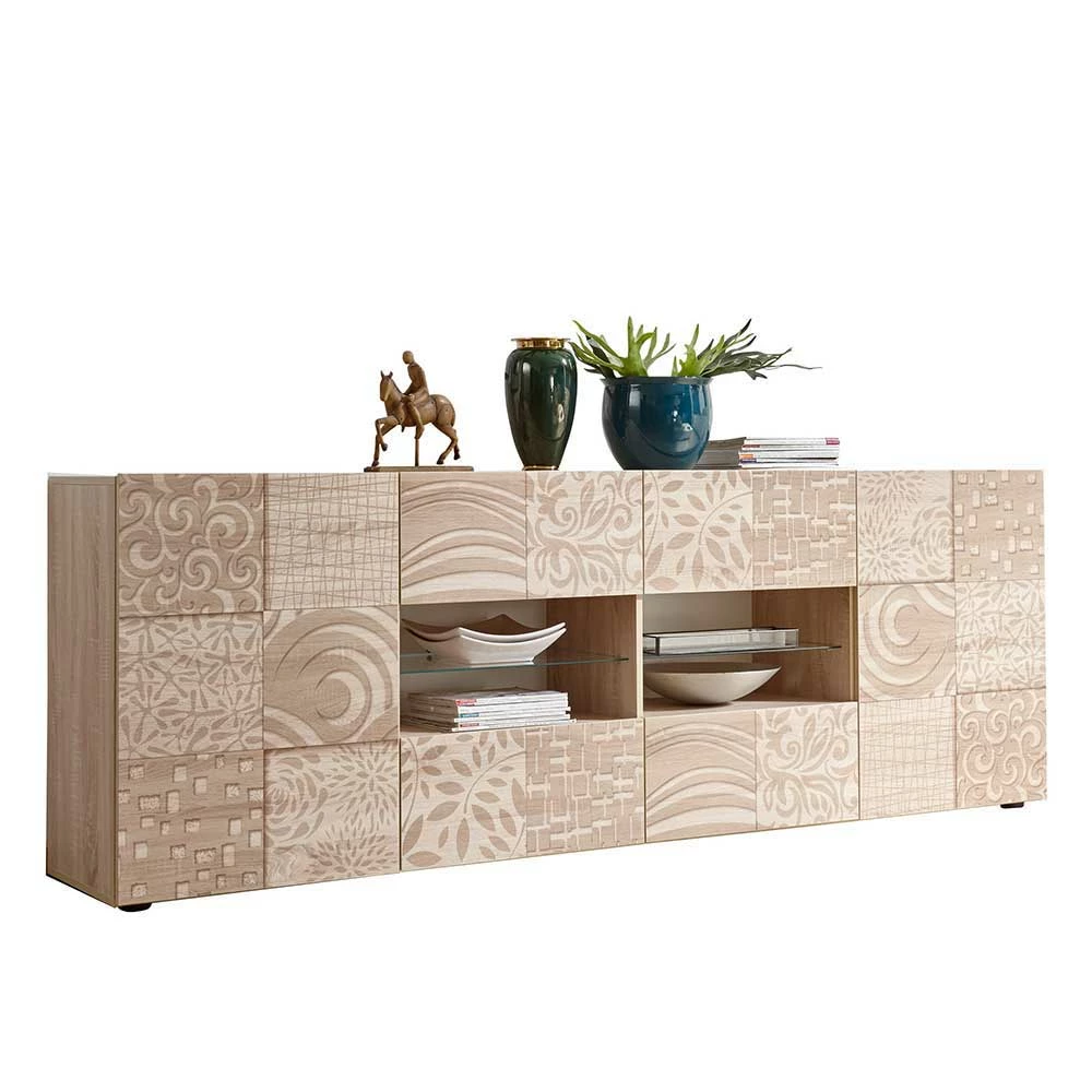 Top 10 😉 Großes Sideboard In Eiche Sonoma Dekor - Bielvas I 👍 1 Top 10 😉 Großes Sideboard In Eiche Sonoma Dekor - Bielvas I 👍