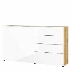 Rabatt 🔥 Großes Sideboard In Wildeiche & Weiß - Riodna 💯