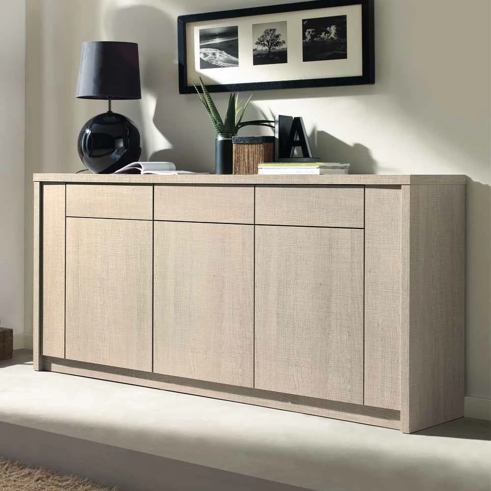 Billig 🎉 Großes Sideboard Cranessa In Sonoma Eiche Dekor ✔️ 2 Billig 🎉 Großes Sideboard Cranessa In Sonoma Eiche Dekor ✔️ – Bild 2