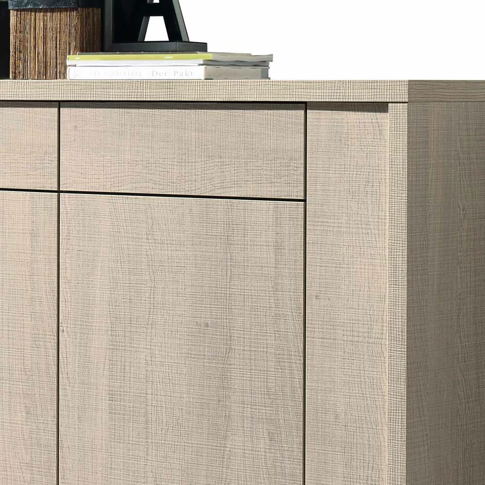 Billig 🎉 Großes Sideboard Cranessa In Sonoma Eiche Dekor ✔️ 4 Billig 🎉 Großes Sideboard Cranessa In Sonoma Eiche Dekor ✔️ – Bild 4