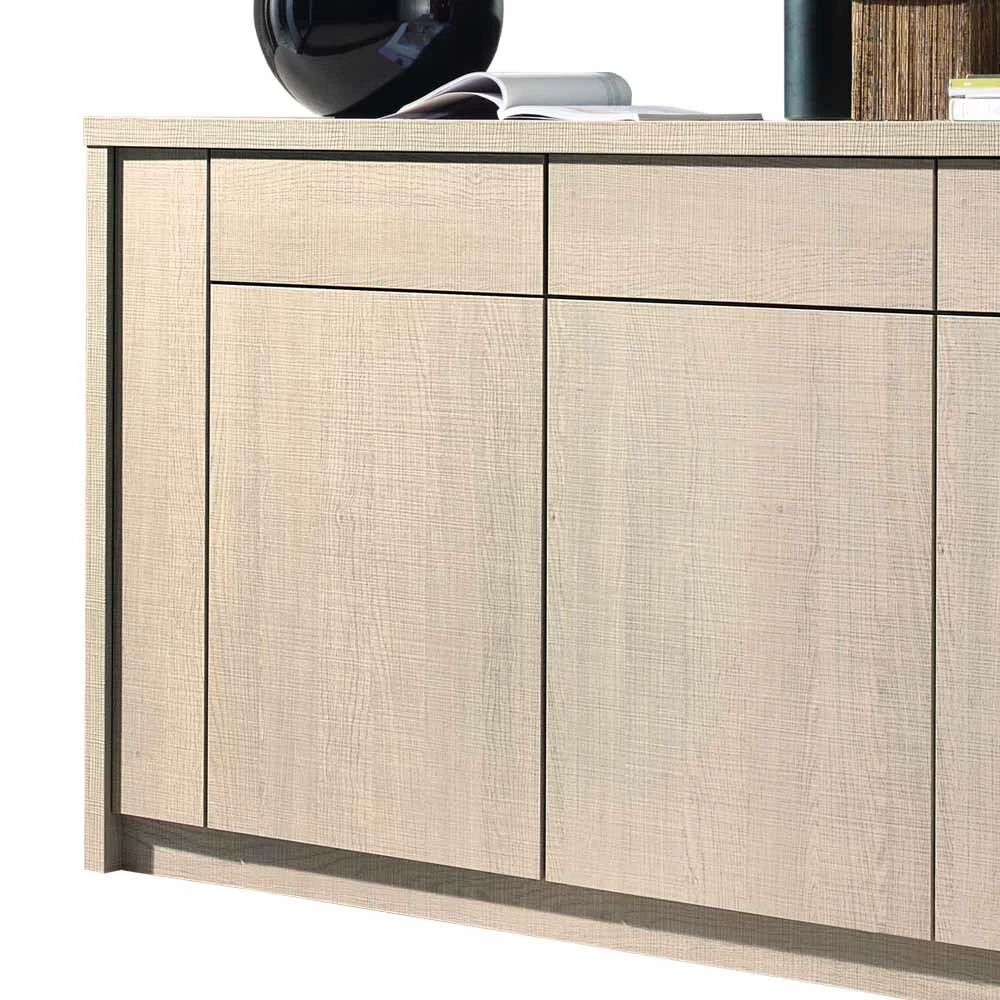 Billig 🎉 Großes Sideboard Cranessa In Sonoma Eiche Dekor ✔️ 5 Billig 🎉 Großes Sideboard Cranessa In Sonoma Eiche Dekor ✔️ – Bild 5