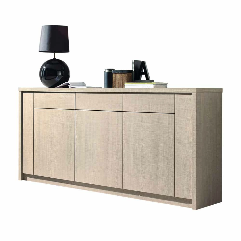 Billig 🎉 Großes Sideboard Cranessa In Sonoma Eiche Dekor ✔️ 1 Billig 🎉 Großes Sideboard Cranessa In Sonoma Eiche Dekor ✔️