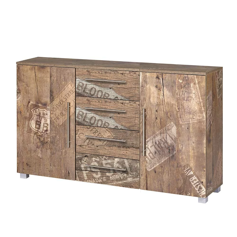 Budget ✨ Günstige Kommode In Holzpaletten Dekor - Marissa 🛒 2 Budget ✨ Günstige Kommode In Holzpaletten Dekor - Marissa 🛒 – Bild 2