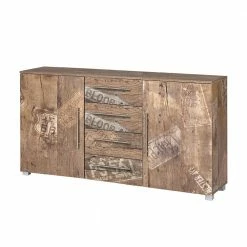 Budget ✨ Günstige Kommode In Holzpaletten Dekor - Marissa 🛒 8 Budget ✨ Günstige Kommode In Holzpaletten Dekor - Marissa 🛒 -Reanna Shop guenstige kommode in holzpaletten dekor 2 tuerig 4 schubladen marissa 02