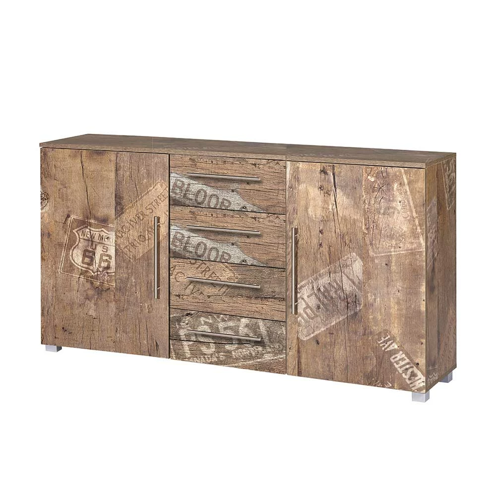 Budget ✨ Günstige Kommode In Holzpaletten Dekor - Marissa 🛒 4 Budget ✨ Günstige Kommode In Holzpaletten Dekor - Marissa 🛒 – Bild 4