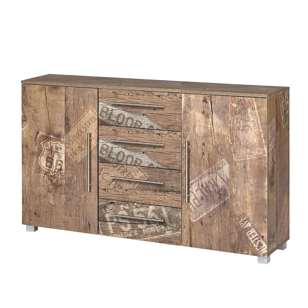 Budget ✨ Günstige Kommode In Holzpaletten Dekor - Marissa 🛒 1 Budget ✨ Günstige Kommode In Holzpaletten Dekor - Marissa 🛒