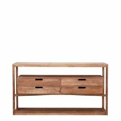 Angebote 🛒 Halboffene Holz Kommode Mit 4 Schubladen - Etersa 💯