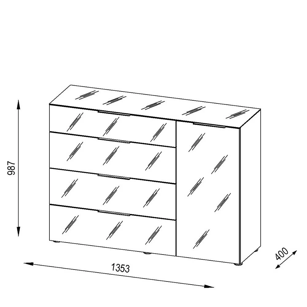 Billig 😉 Helle Kommode Mit Tür & 4 Schubladen - Onstruda 👏 6 Billig 😉 Helle Kommode Mit Tür & 4 Schubladen - Onstruda 👏 – Bild 6
