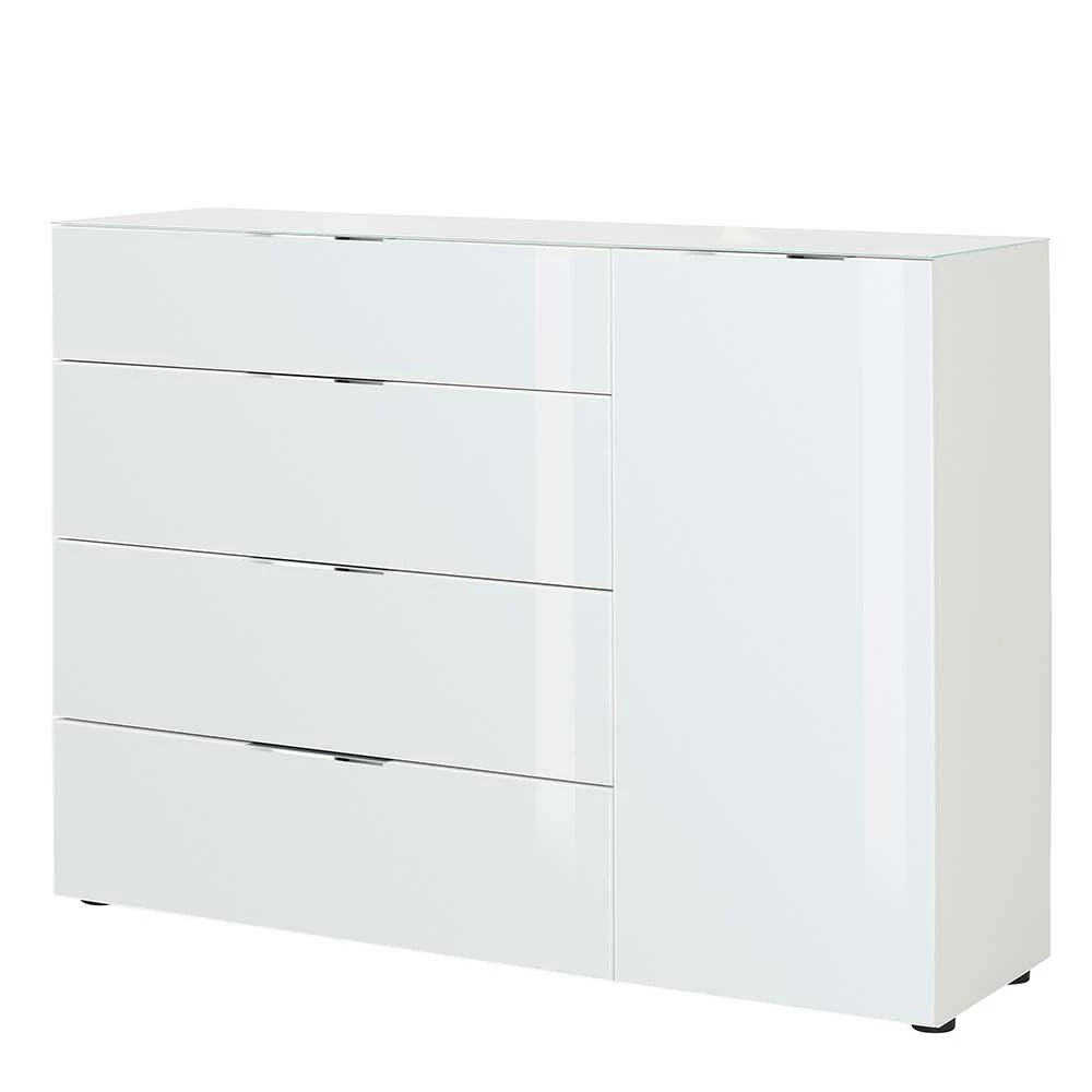 Billig 😉 Helle Kommode Mit Tür & 4 Schubladen - Onstruda 👏 1 Billig 😉 Helle Kommode Mit Tür & 4 Schubladen - Onstruda 👏