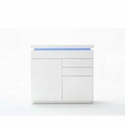 Brandneu 🛒 Hochglanz Sideboard Tovic Mit Farbwechsel ❤️