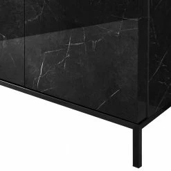 Brandneu 👍 Hochglanz Sideboard Mit 207 Cm Breite - Cabriza ✨ -Reanna Shop hochglanz sideboard mit 207 cm breite in schwarz marmor optik cabriza 03