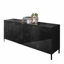 Brandneu 👍 Hochglanz Sideboard Mit 207 Cm Breite - Cabriza ✨
