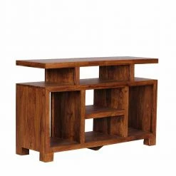Auslauf 👍 Holz Design Sideboard Hoslo Als Offenes Regal 🎉 -Reanna Shop holz design sideboard offenes regal massivholz sheesham hoslo 03