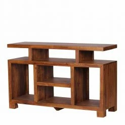 Auslauf 👍 Holz Design Sideboard Hoslo Als Offenes Regal 🎉