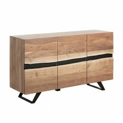 Bestpreis ⌛ Holz Sideboard Cigemba Im Loft Design 🌟