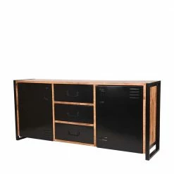 Top 10 🔥 Industrial Sideboard Mit Metall Front & Gestell - Kalescu 😍