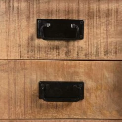 Blitzangebot 😍 Industrial Sideboard Mit Zwei Schiebetüren - Eswan 🎉 -Reanna Shop industrial sideboard mit zwei schiebetueren vier schubladen eswan 04