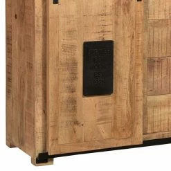 Blitzangebot 😍 Industrial Sideboard Mit Zwei Schiebetüren - Eswan 🎉 -Reanna Shop industrial sideboard mit zwei schiebetueren vier schubladen eswan 05