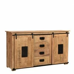 Blitzangebot 😍 Industrial Sideboard Mit Zwei Schiebetüren - Eswan 🎉