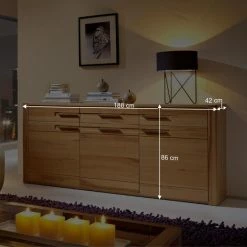 Aktion 😀 Kernbuche Sideboard Jaena Lackiert 😉 11 Aktion 😀 Kernbuche Sideboard Jaena Lackiert 😉 -Reanna Shop kernbuche sideboard lackiert 3 tuerig jaena be