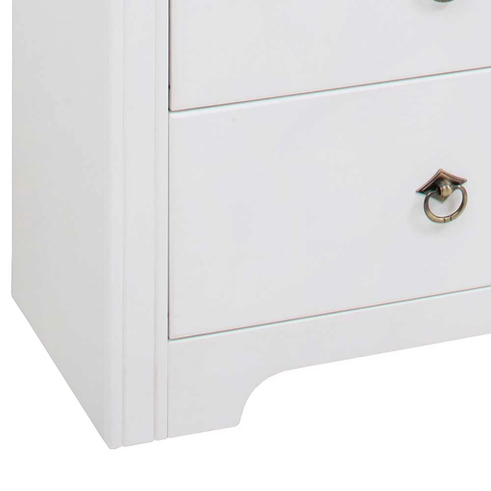 Angebote 🎉 Kiefernholz Kommode In Weiß Lackiert - Velriva I 💯 3 Angebote 🎉 Kiefernholz Kommode In Weiß Lackiert - Velriva I 💯 – Bild 3