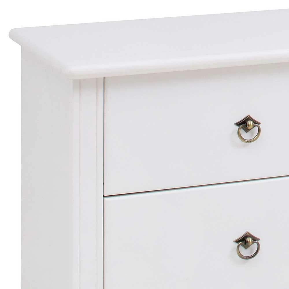 Angebote 🎉 Kiefernholz Kommode In Weiß Lackiert - Velriva I 💯 5 Angebote 🎉 Kiefernholz Kommode In Weiß Lackiert - Velriva I 💯 – Bild 5