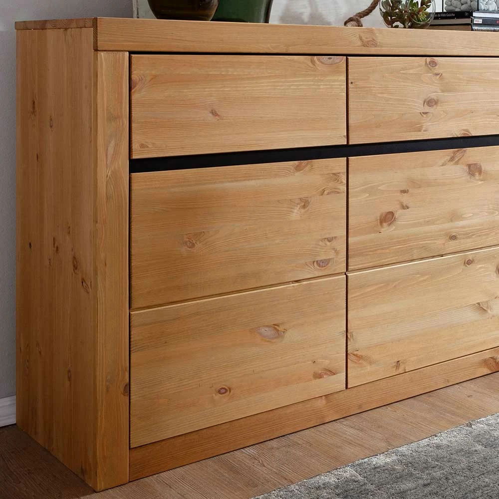 Schlussverkauf 🤩 Kiefernholz Sideboard Mit 3 Türen - Filedria 🧨 6 Schlussverkauf 🤩 Kiefernholz Sideboard Mit 3 Türen - Filedria 🧨 – Bild 6