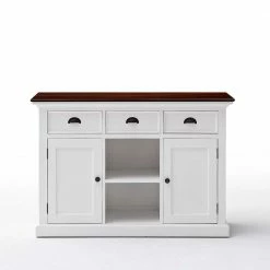 Neu 😉 Kleines Buffet Im Landhaus Stil Venzeno Teilmassiv 😍 8 Neu 😉 Kleines Buffet Im Landhaus Stil Venzeno Teilmassiv 😍 -Reanna Shop kleines buffet im landhaus stil teilmassiv in weiss braun venzeno 02