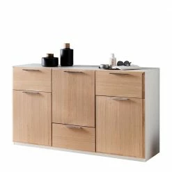 Bestpreis 👏 Kommode In Asteiche Bianco & Weiß - Rodicco 😍