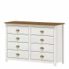 Brandneu 💯 Landhaus Kommode Mit Acht Schubladen - Clipper 🛒