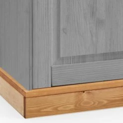 Blitzangebot ✔️ Landhaus Sideboard Cempino In Grau ❤️ -Reanna Shop landhaus sideboard grau kiefer teilmassiv cempino 03