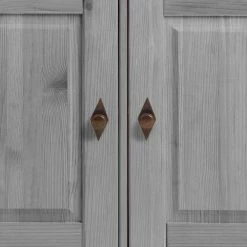 Blitzangebot ✔️ Landhaus Sideboard Cempino In Grau ❤️ -Reanna Shop landhaus sideboard grau kiefer teilmassiv cempino 04