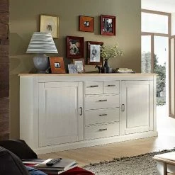 Billig 🎁 Landhaus Sideboard Mariessa In Weiß ✔️