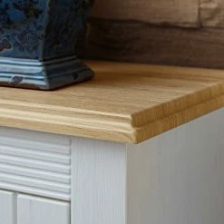 Billig 🎁 Landhaus Sideboard Mariessa In Weiß ✔️ -Reanna Shop landhaus sideboard in weiss eichefarben mariessa 03