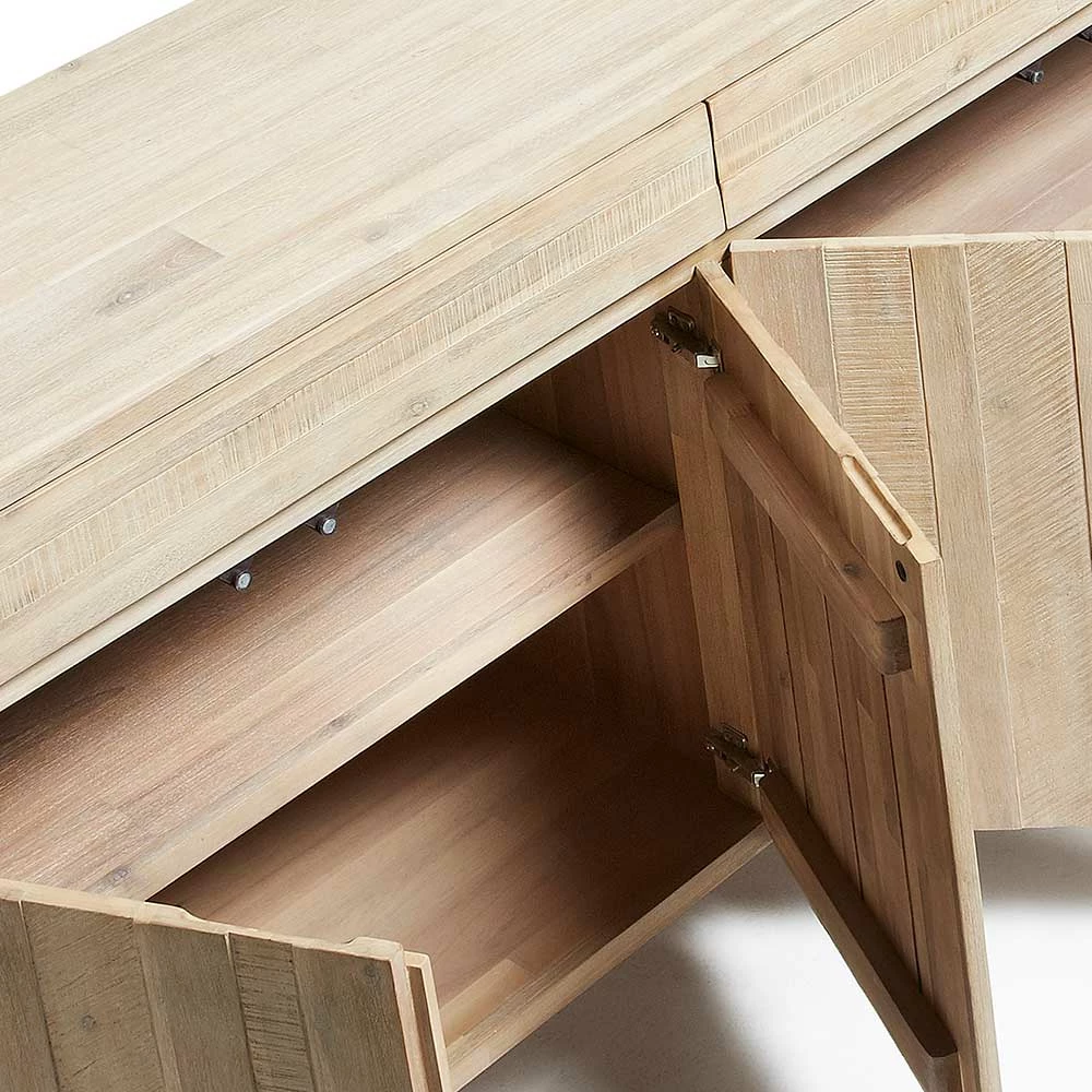 Am billigsten ✨ Loft Design Anrichte Delamoto Akazie Und Stahl 🥰 3 Am billigsten ✨ Loft Design Anrichte Delamoto Akazie Und Stahl 🥰 – Bild 3