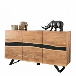 Aktion 👏 Loft Style Sideboard Draguno Aus Akazie Massiv ⭐