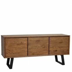Besorgen ✨ Loft Türen Sideboard In Eiche Dunkel - Runau 😀