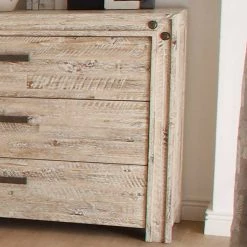 Aktion ⭐ Massivholz Sideboard Vessina Im Vintage Design 👏 -Reanna Shop massivholz sideboard vintage design akazie vessina 02