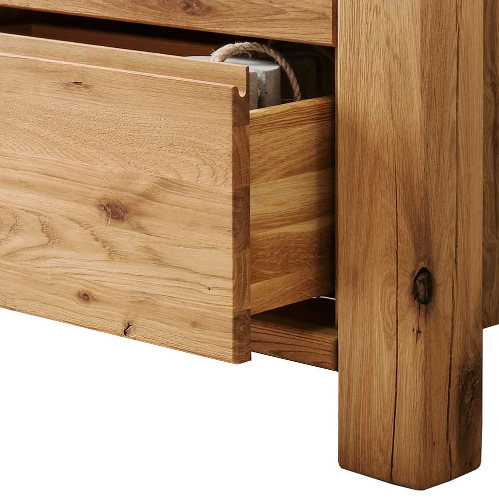 Rabatt 🥰 Massivholzkommode Aus Wildeiche Yarisis Mit Push-to-Open 🛒 6 Rabatt 🥰 Massivholzkommode Aus Wildeiche Yarisis Mit Push-to-Open 🛒 – Bild 6